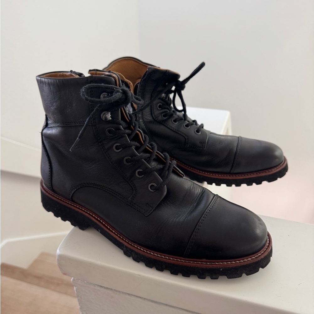 Samuel Hubbard Black Leather Men's Boots